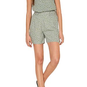 Short Fluido Azul Camel
