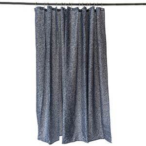 Cortina de Baño Azul Polígonos