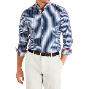 Shirt Bold Engineered Str White Blue