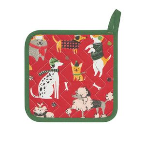 Agarrador de ollas Yule Dogs
