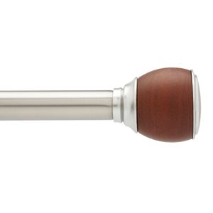 Tubo Para Cortina 1" 36-72" Nickel