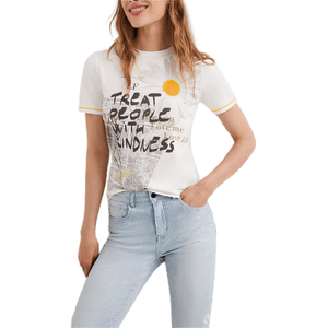 T-Shirt Short Sleeve Daisy Blanco