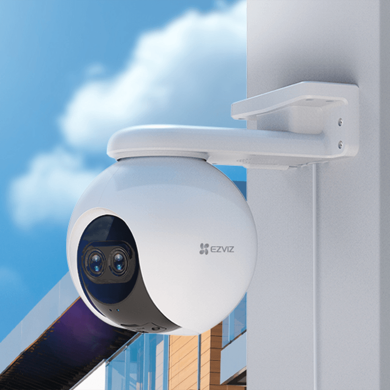 Cámara de vigilancia exterior 360 grados con zoom x8 EZVIZ C8PF