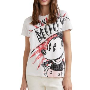 T-Shirt Short Sleeve Mickeyboom Blanco