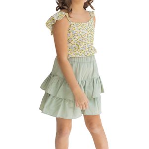 Top Amarillo Floral