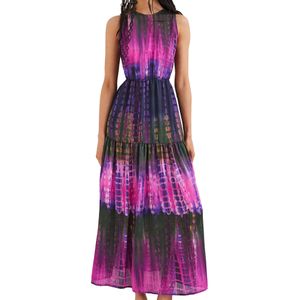 Dress Sleeveless August Prune Purple