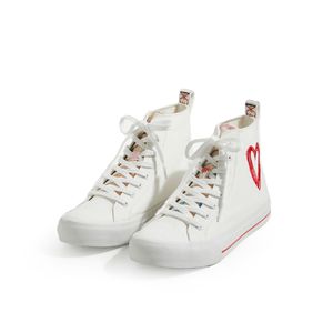 Sneakers Highshoes Beta Heart Blanco