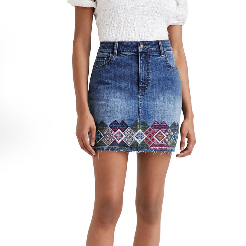 Skirt Short Lausana Medium Wash Unity Stores