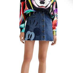 Skirt Short Mickey Light Wash