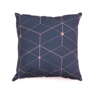 Cojín con Geometric Blue