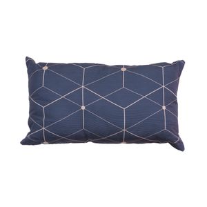 Cojín con Geometric Blue Rectangular