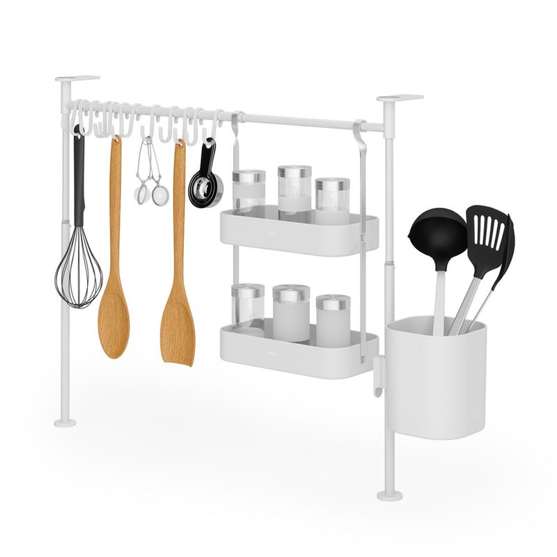 Organizador Plástico De Cocina 4 Niveles Blanco – Do it Center