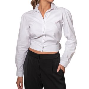 Back Tie Shirt Blanco
