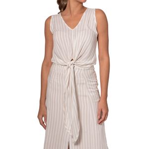 Self Tie Top Blanco