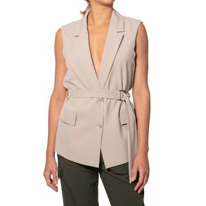 Chaleco Wrap Beige