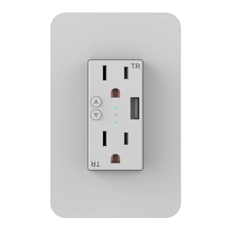 Enchufe inteligente WiFi con 2 puertos USB compatible con otros  dispositivos Smartfy