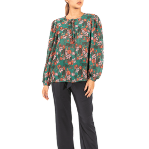 Top Estampado Verde