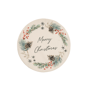 Individuales Round Merry Christmas Pack 2