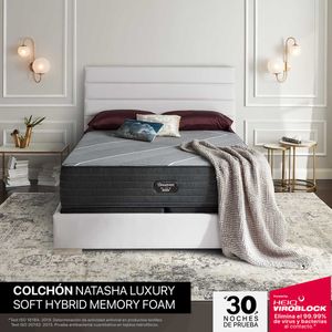 Colchón Natasha Luxury Soft Hybrid Memory Foam