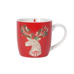 NOW-DESIGNS-DANICA-MUG--DASHER-DEER--REDWHITE