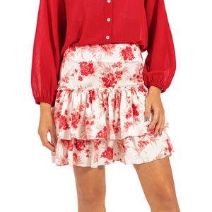 Falda Ruffle Print