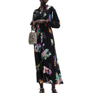 Dress Long Sleeve Kassandra Negro