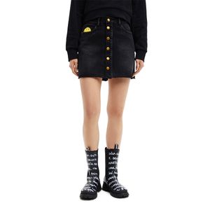 Skirt Evase Smiley Gris Oscuro