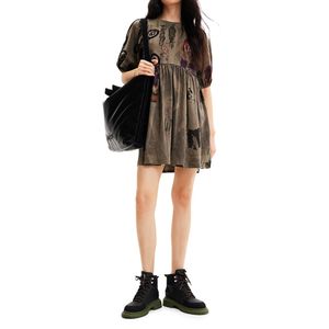 Dress 3/4 Sleeve Neus Kaki