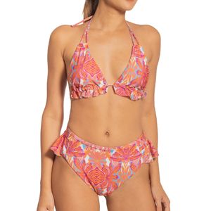 Bottom Bikini Ruffled Print