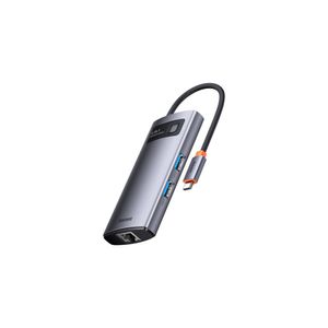 Hub Estacion Multif Tipo-C USB RJ45 4en1