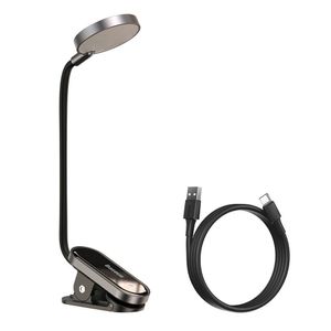 Mini Lampara  de Clip 360 con Protección Ocular y  de Uso Múltiple - Color Gris