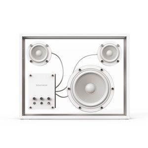 Altavoz Transparent Blanco Cristal Templado