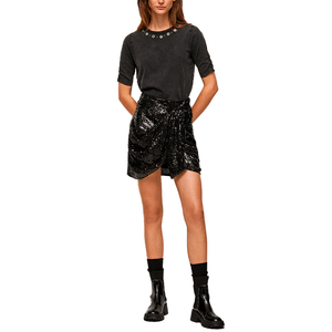 T-Shirts Callie Washed Black