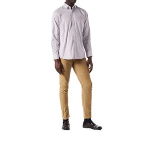 Shirt Bordeux Poplin Strip Wh Bordeaux
