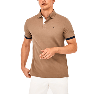 Polo Stripe PlacketPolo DesertTaupe