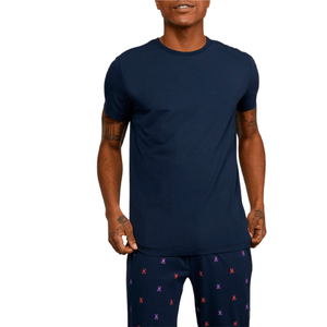 Camiseta De Pijama Hombre Azul Marino