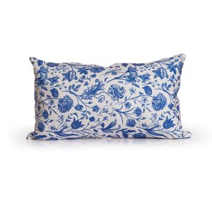 Cojín Floral Blue Rectangular