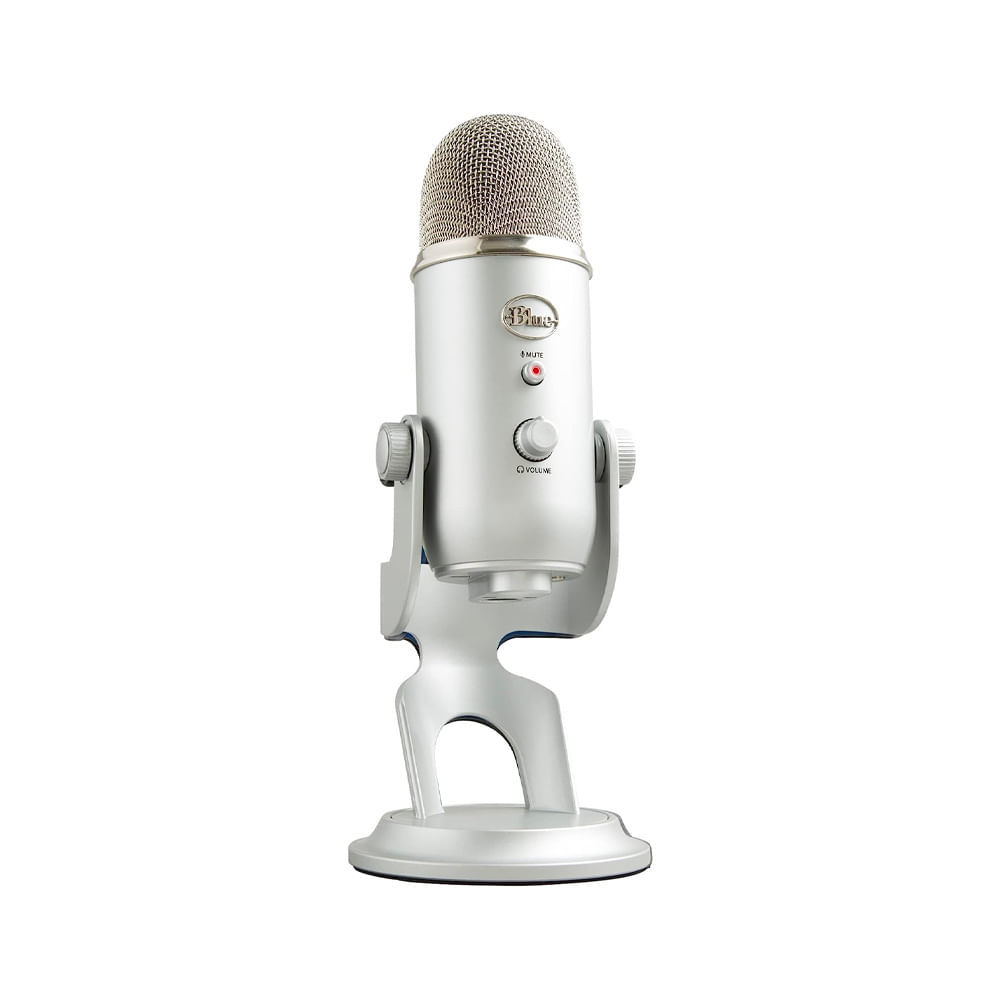 Microfono Blue Yeti Nano de condensador alambrico USB Silver - Coimprit