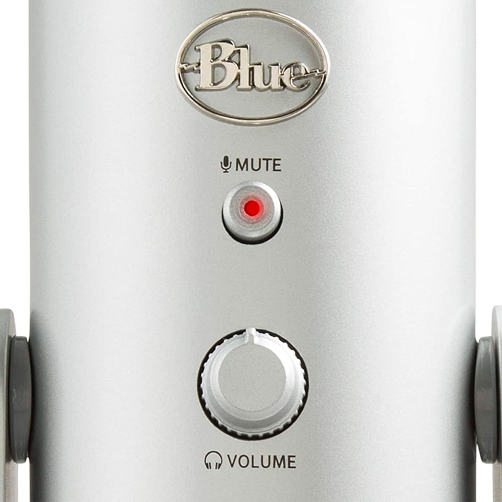 Microfono Blue Yeti Nano de condensador alambrico USB Silver - Coimprit