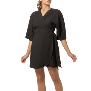 Vestido Kimono Negro