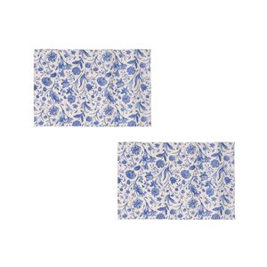 Individuales Floral Blue Pack 2 - Rectangulares