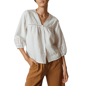 Camisa En Canamo Crudo