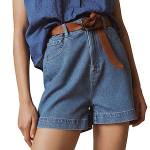 Short Sarga Liso Tejano
