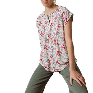 Blusa Buganvillas Crudo