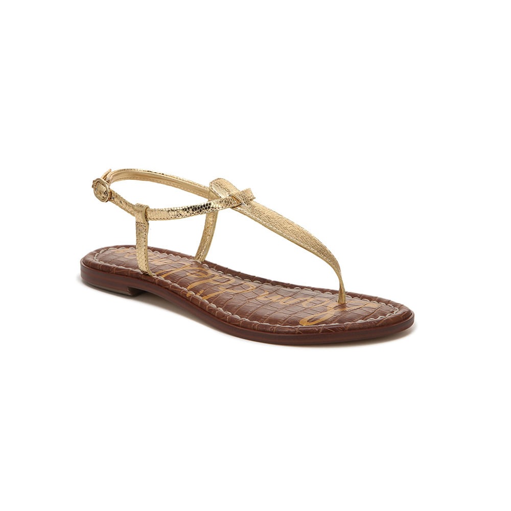 Sandalias Sam Edelman Sam Edelman Sandalias Planas Gigi Para Mujer, Amanecer Anaranjado, 6 Ancho Sandal Red