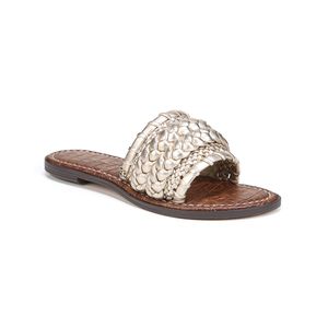Sandalia Giada Gold Leaf