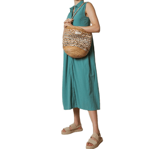 Vestido Midi Algodon Menta
