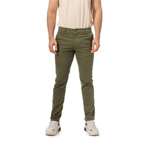 Pantalones Chino Basic Verde Oliva
