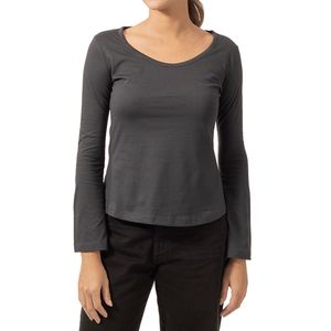 T-Shirt Ls Jet Black