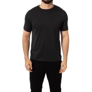 T-Shirt Algodón Pima Varsity Jet Black